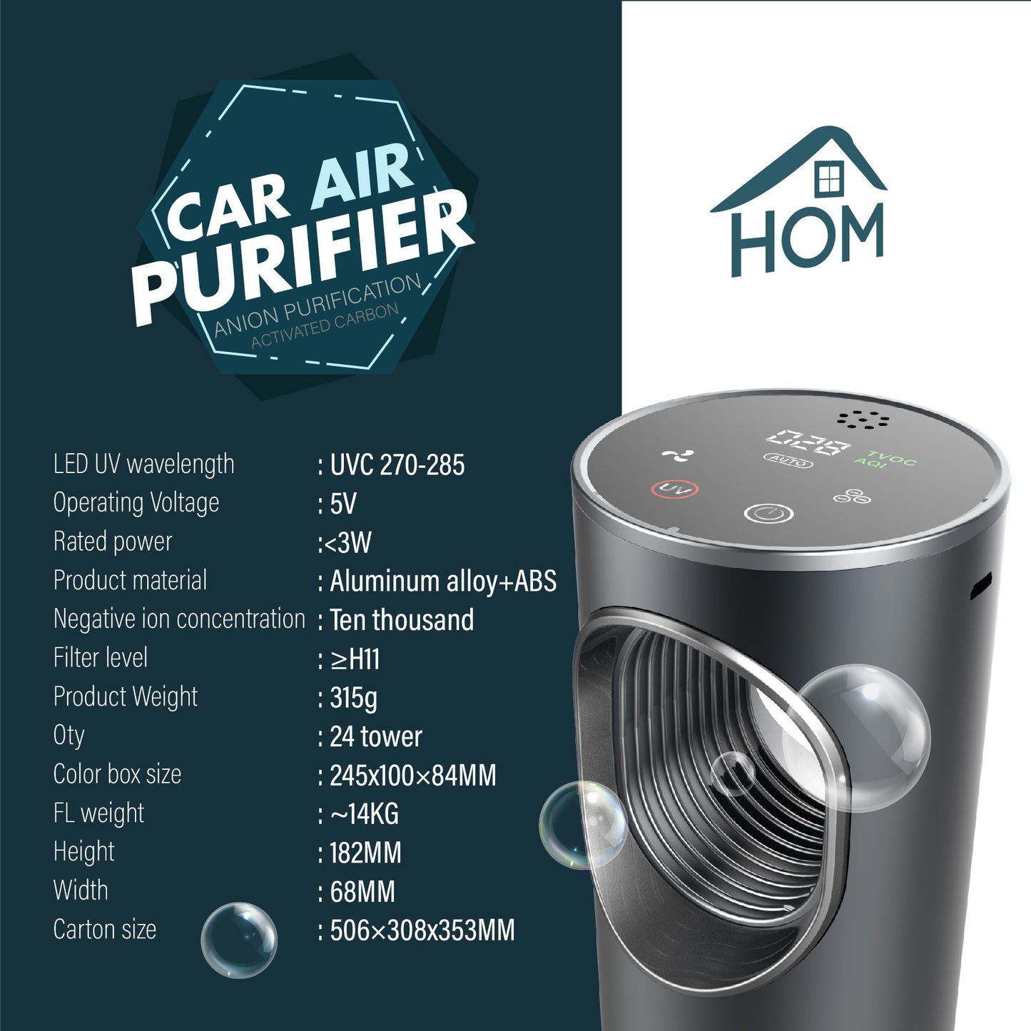 HOM Car Air Purifier