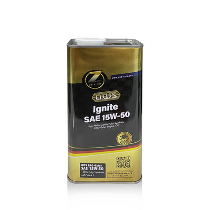 Ignite PAO + Ester 100% Fully Synthetic Engine Oil 1L for Motorcycles