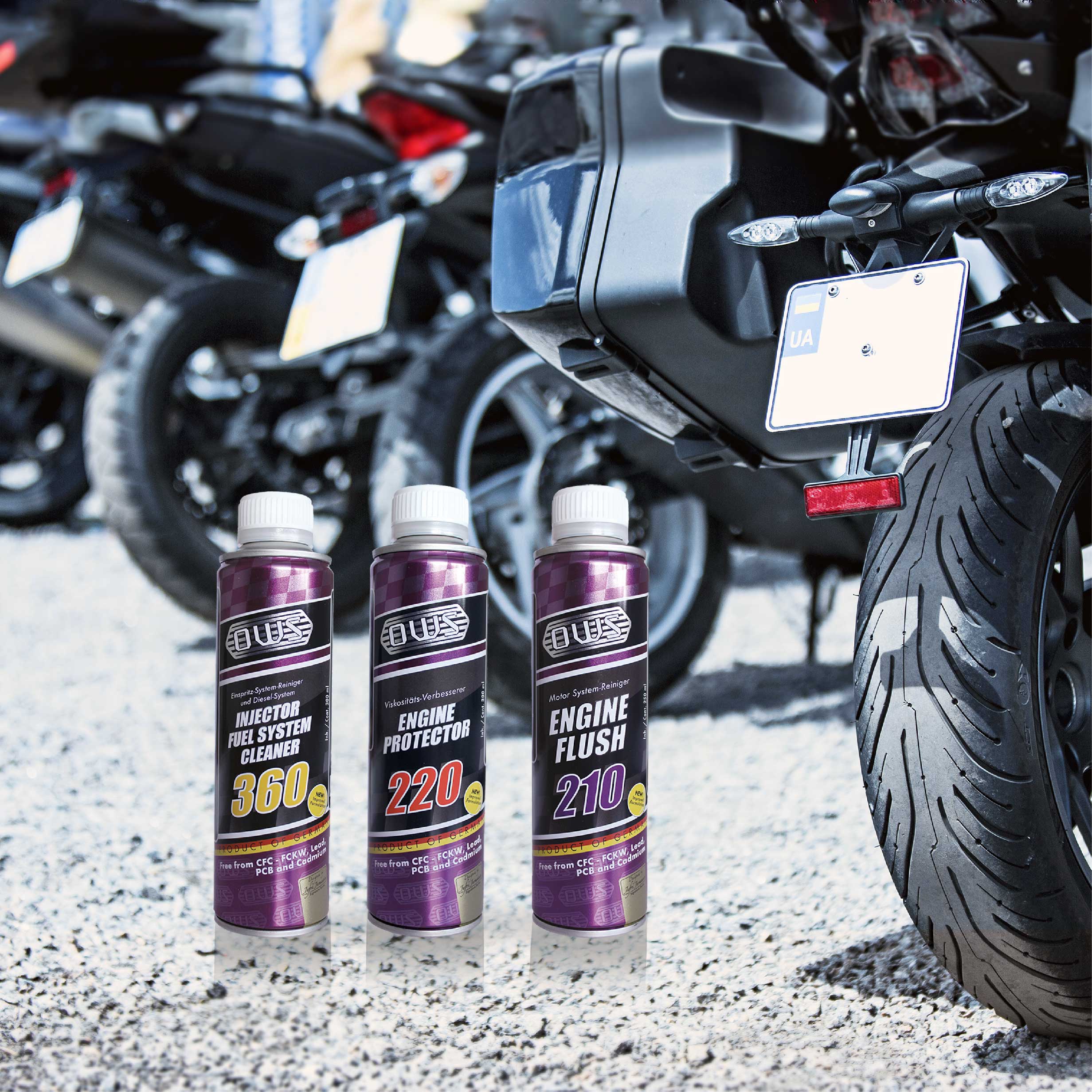 High Performance Motorcycle Additives – OWS Asia Pacific